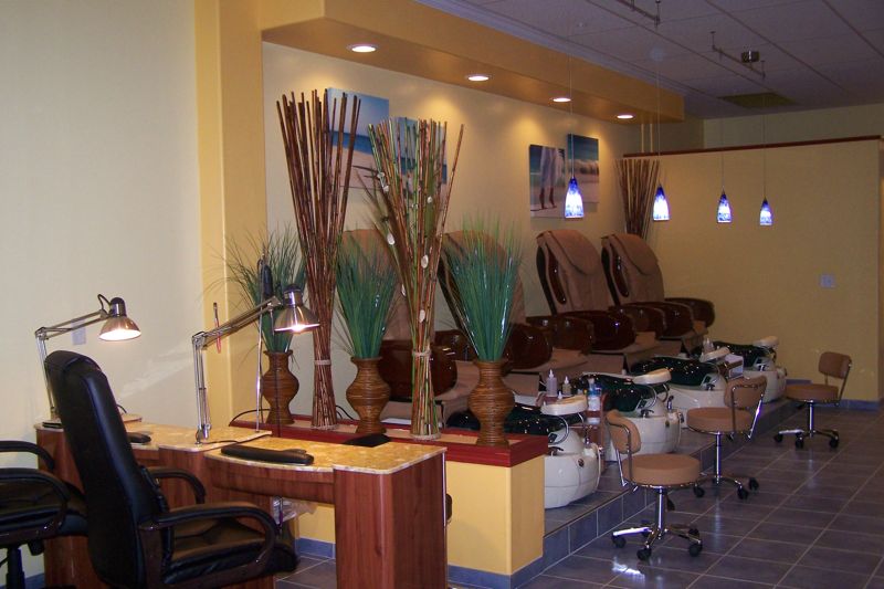 Nail salon job by Hong's General Construction