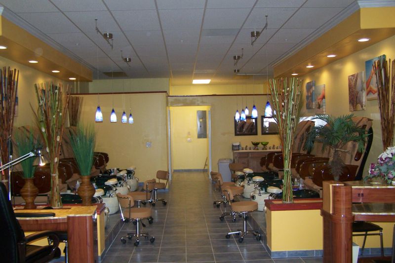 Nail salon job by Hong's General Construction