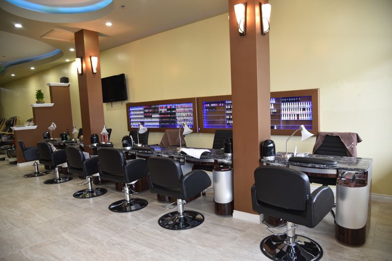 Nail salon job by Hong's General Construction