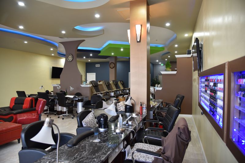 Nail salon job by Hong's General Construction